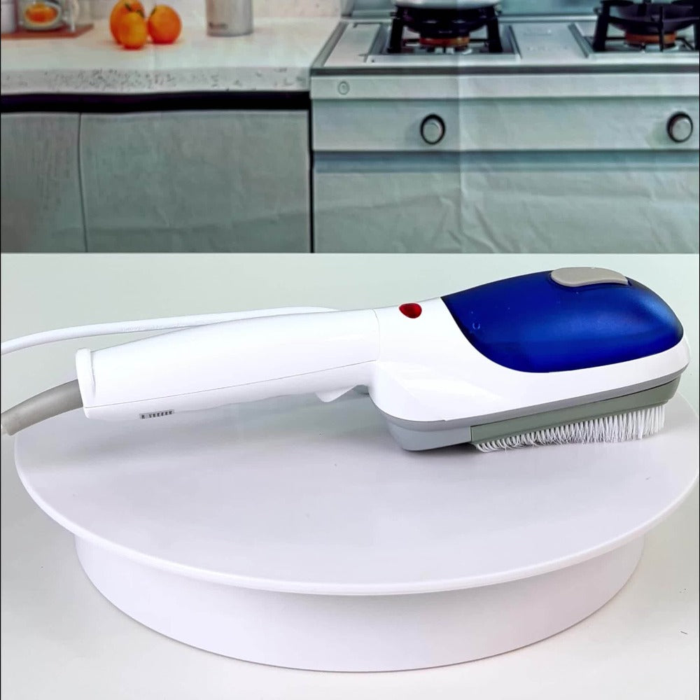 Portable Steam Iron Steamer Fast 25-Second Heat-Up Horizontal Vertical Steaming Dry Ironing for Entryways, Bedrooms and Living Spaces