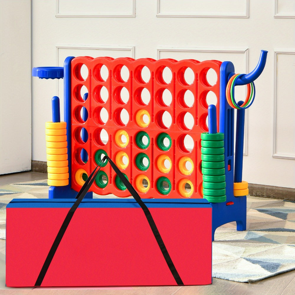 Jumbo 4 in a Row Game Storage Bag Carrying Bag for Giant Connect 4 Game Set Oxford Cloth for Entryways, Bedrooms and Living Spaces