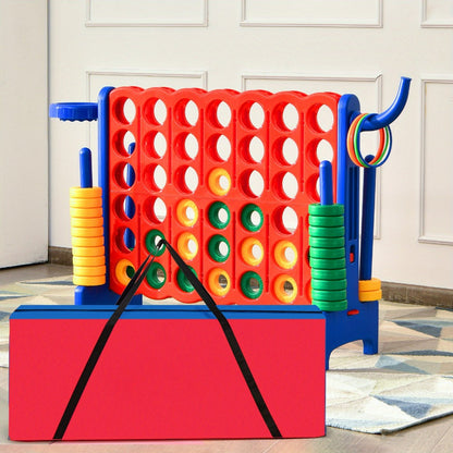 Jumbo 4 in a Row Game Storage Bag Carrying Bag for Giant Connect 4 Game Set Oxford Cloth for Entryways, Bedrooms and Living Spaces