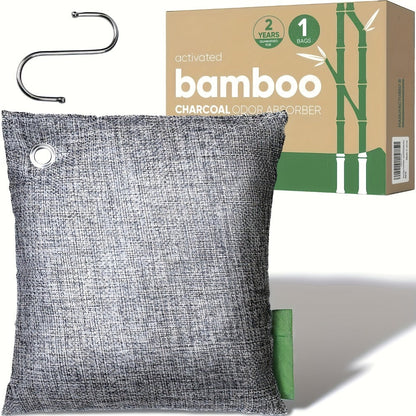 Bamboo Charcoal Air Purifying Bags Odor Absorber Eliminator for Home Car Closet Pet Smoke for Entryways, Bedrooms and Living Spaces