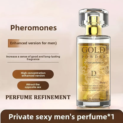 Cologne for Men Pheromone Perfume Attraction Scent Masculine Woody Musk Charm Fragrance Spray for Bath Time, Home Spa and Personal Care