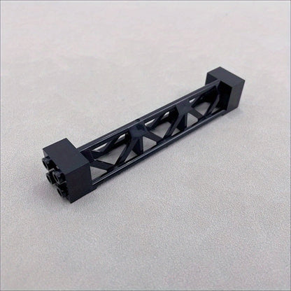2x2x10 Pillar Support Bricks 20pcs Black – LEGO-Compatible Column Rod Blocks for MOC City Train Girder Military Architecture Builds
