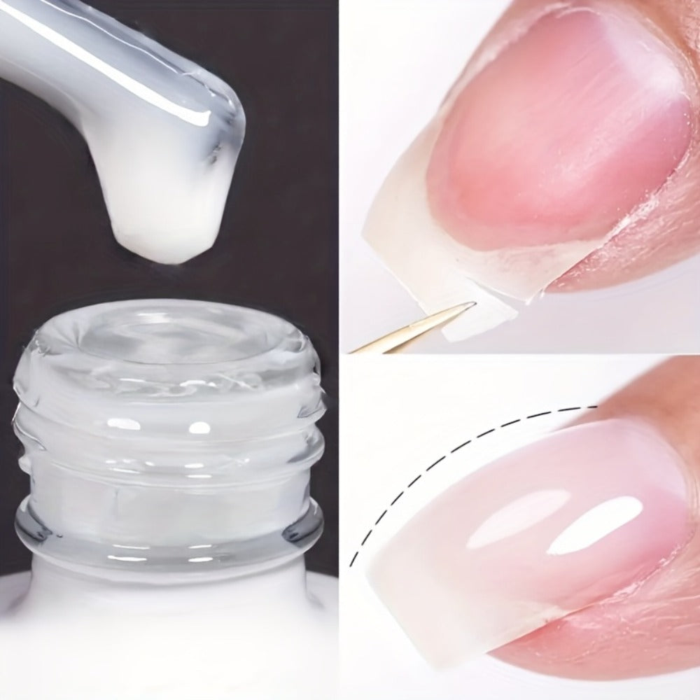 Nail Hardener for Weak Brittle Splitting Nails 2 Pack – Fast Drying White Nail Strengthener with Vitamin E