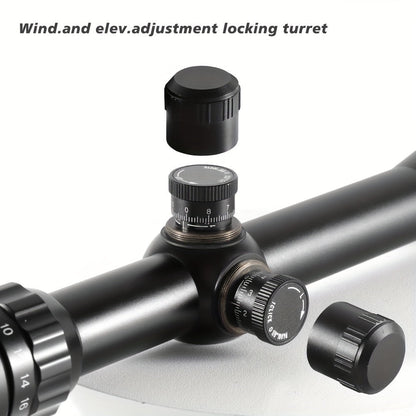 6-24X50 AO Rifle Scope with Illuminated Red Green Reticle, Long Range Hunting Scope for 20mm Picatinny Rail Mount