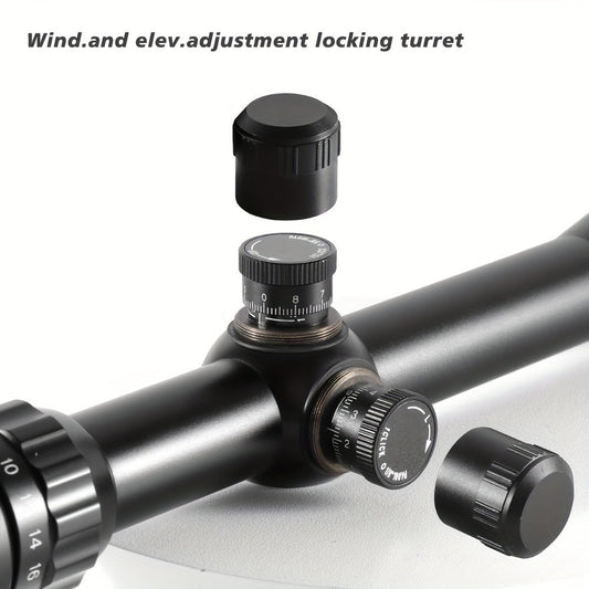 6-24X50 AO Rifle Scope with Illuminated Red Green Reticle, Long Range Hunting Scope for 20mm Picatinny Rail Mount