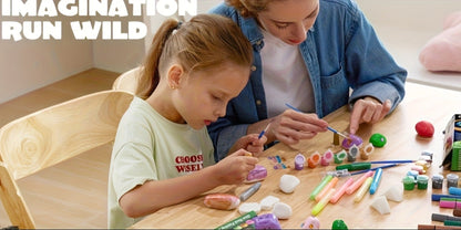 Stone Painting Set Glow in the Dark for Kids with the Listed Color, Size or Set Options for Everyday Use