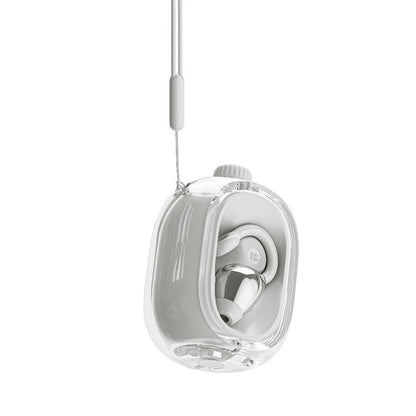 40H Open Ear Clip Earbuds OWS 6.0 TWS Sport Wireless Headphones Noise Cancelling Mic for Bedside Audio, Alarms and Room Entertainment
