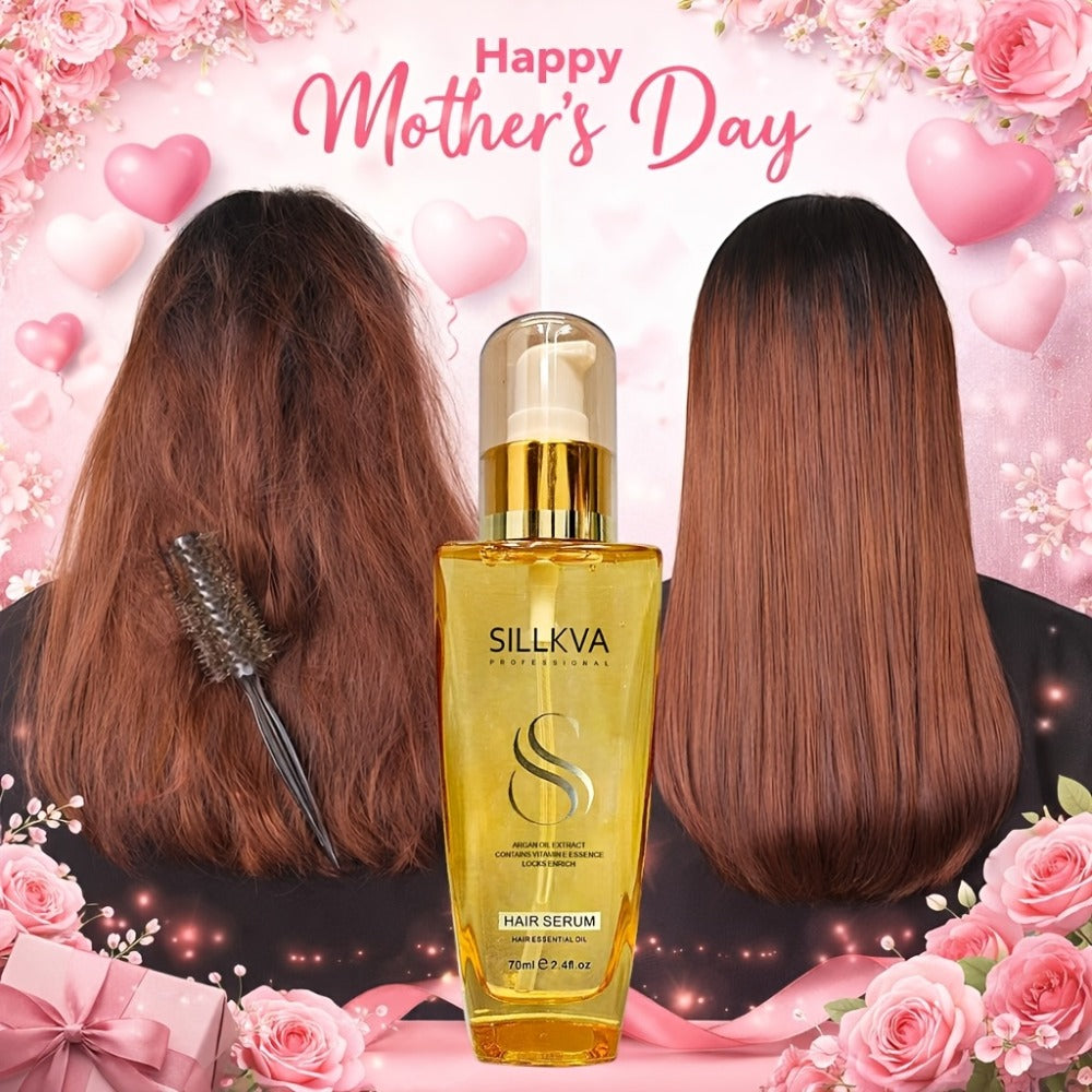 Extra Strength Argan Oil Hair Serum with Vitamin E – Deep Moisturizing Repair for Dry Frizzy Damaged Coarse Hair