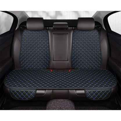 Car Seat Cover Rear Bench Protector with Source-Listed Water-Resistant Surface in Black or Red