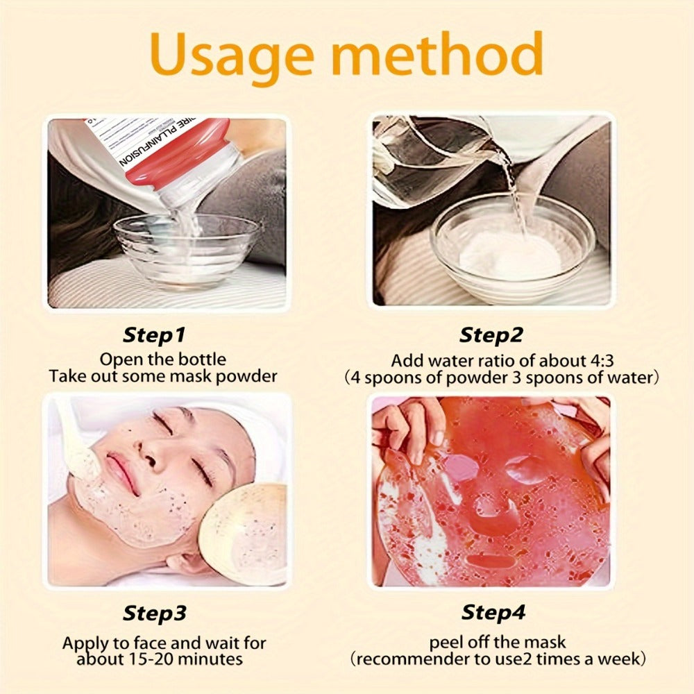 Lactic Acid Jelly Peel-Off Face Mask 12.3 fl oz - Vampire Plasma Exfoliating Mask for Bath Time, Home Spa and Personal Care