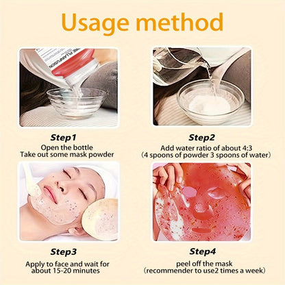 Lactic Acid Jelly Peel-Off Face Mask 12.3 fl oz - Vampire Plasma Exfoliating Mask for Bath Time, Home Spa and Personal Care