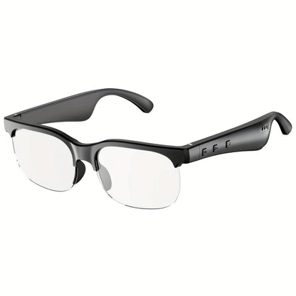 Open Ear Bluetooth Audio Glasses with Built-In Earbuds, Wireless Smart Sunglasses for Music & Hands-Free Calls