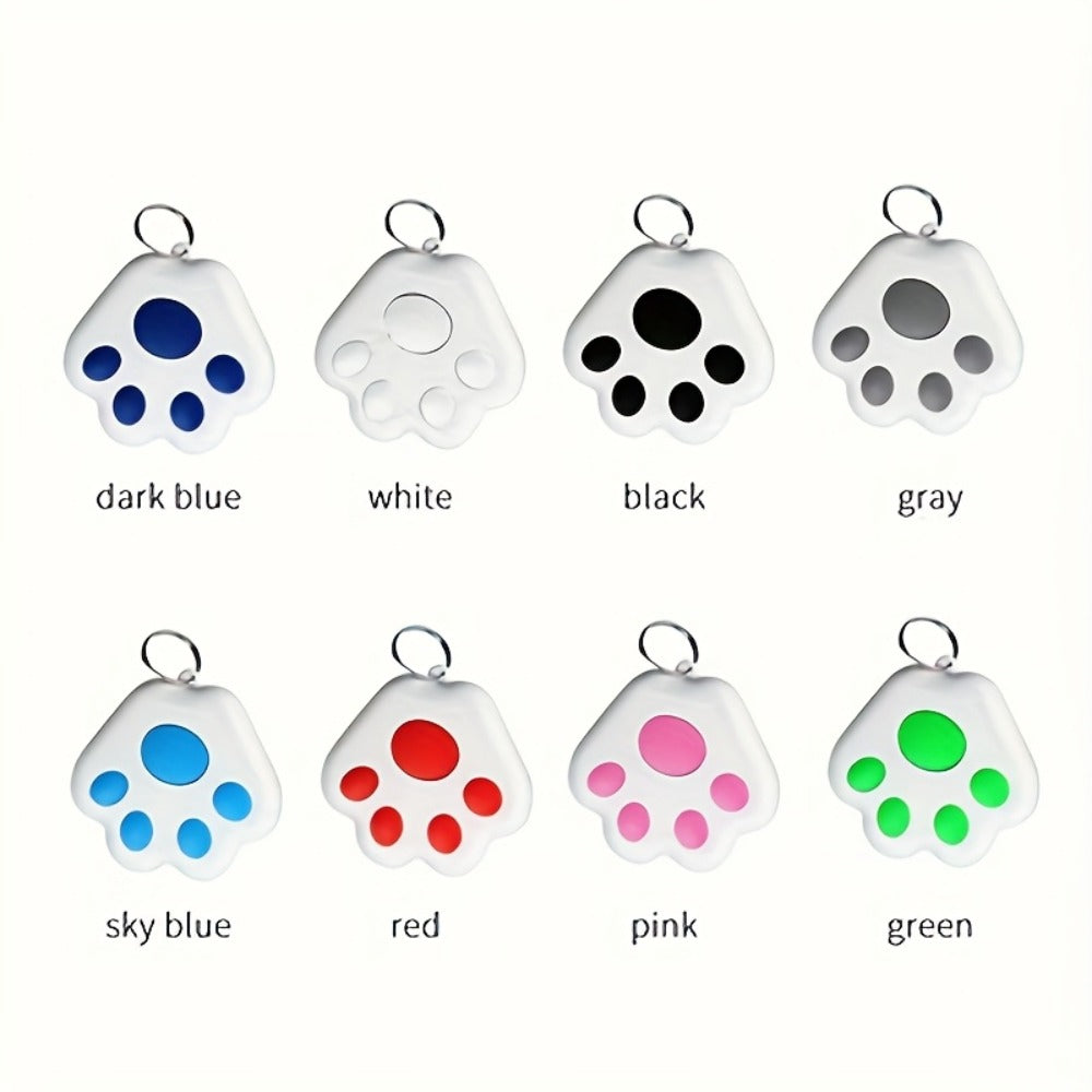 Dog Paw Smart Tracker Anti-Lost Positioning with Recording & Shutter Control, Cute Pet Accessory for Dogs & Cats