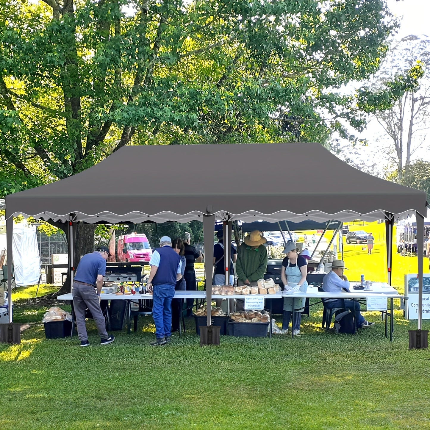 Pop Up Canopy Tent with Sidewalls, Outdoor Party Wedding Backyard for Garden, Patio and Yard Use