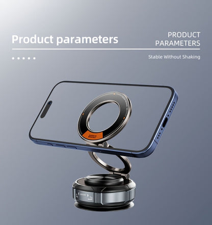 Magnetic Car Phone Holder 22 N55 Magnets 2400gf Force & 78LB Suction – 360° Adjustable Aluminum Alloy Mount with Cooling Vent Design |