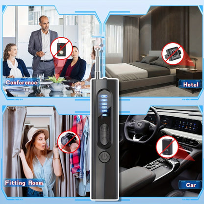 Hidden Camera Detector & Anti-Spy Bug Detector for an Everyday Personal Care Routine, with the Listed Configuration