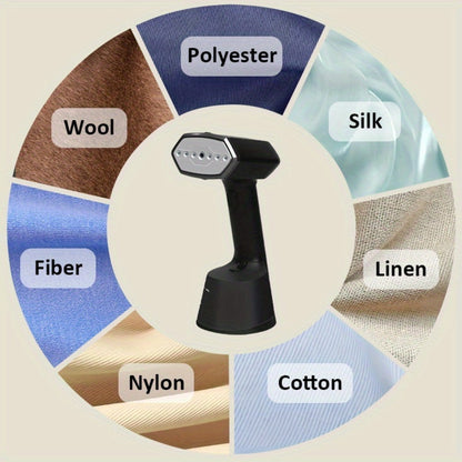 1200W Handheld Garment Steamer with 270ml Tank, 30-Second Heat-Up Marking and Removable Base
