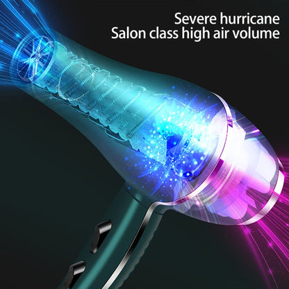 Handheld Hair Dryer with Six Color and Accessory-Package Selections, Rear Intake and Inline Plug Control