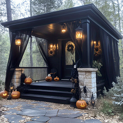 Outdoor Curtains | Sheer Mesh Rod Pocket Patio Gazebo Porch Wedding