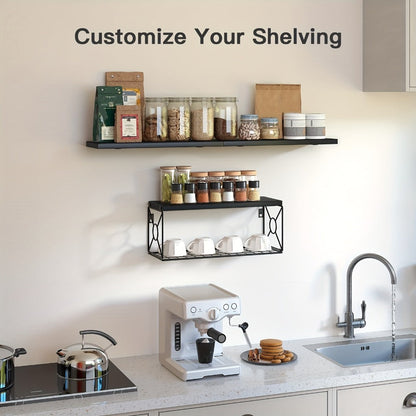 Floating Shelves Over Toilet 3-Piece Set, Farmhouse Bathroom Wall Mounted Storage Shelf for Toilet Paper