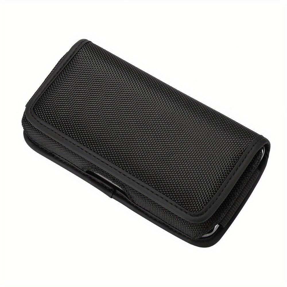Nylon Phone Belt Clip Holster Pouch with Card Slot & Carabiner Hook - Horizontal Universal Cell for an Everyday Personal Care Routine