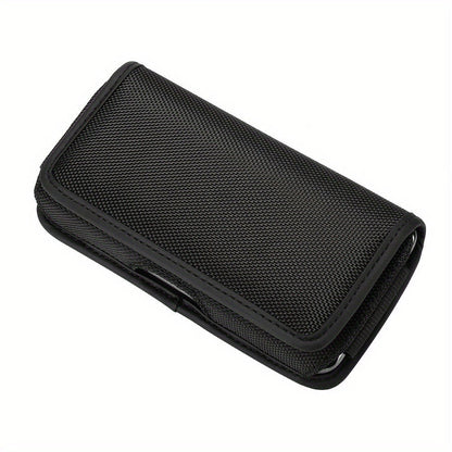 Nylon Phone Belt Clip Holster Pouch with Card Slot & Carabiner Hook - Horizontal Universal Cell for an Everyday Personal Care Routine