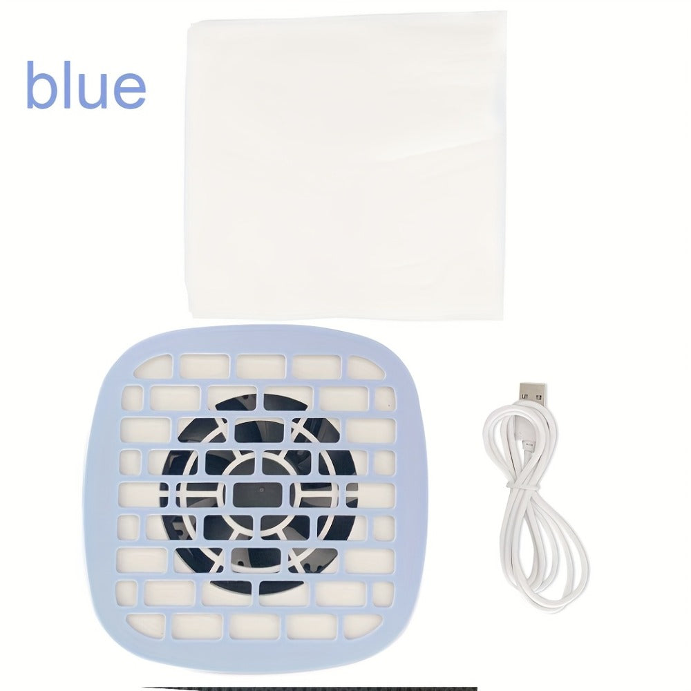 Nail Dust Collector Mini USB Electric Vacuum Cleaner with 10 Filter Pads & Strong Suction, Portable Nail