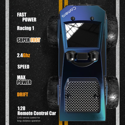 RC Off-Road Pickup Truck 1:28 Scale with 480P HD Camera, 2.4GHz App Control & Virtual Reality Function