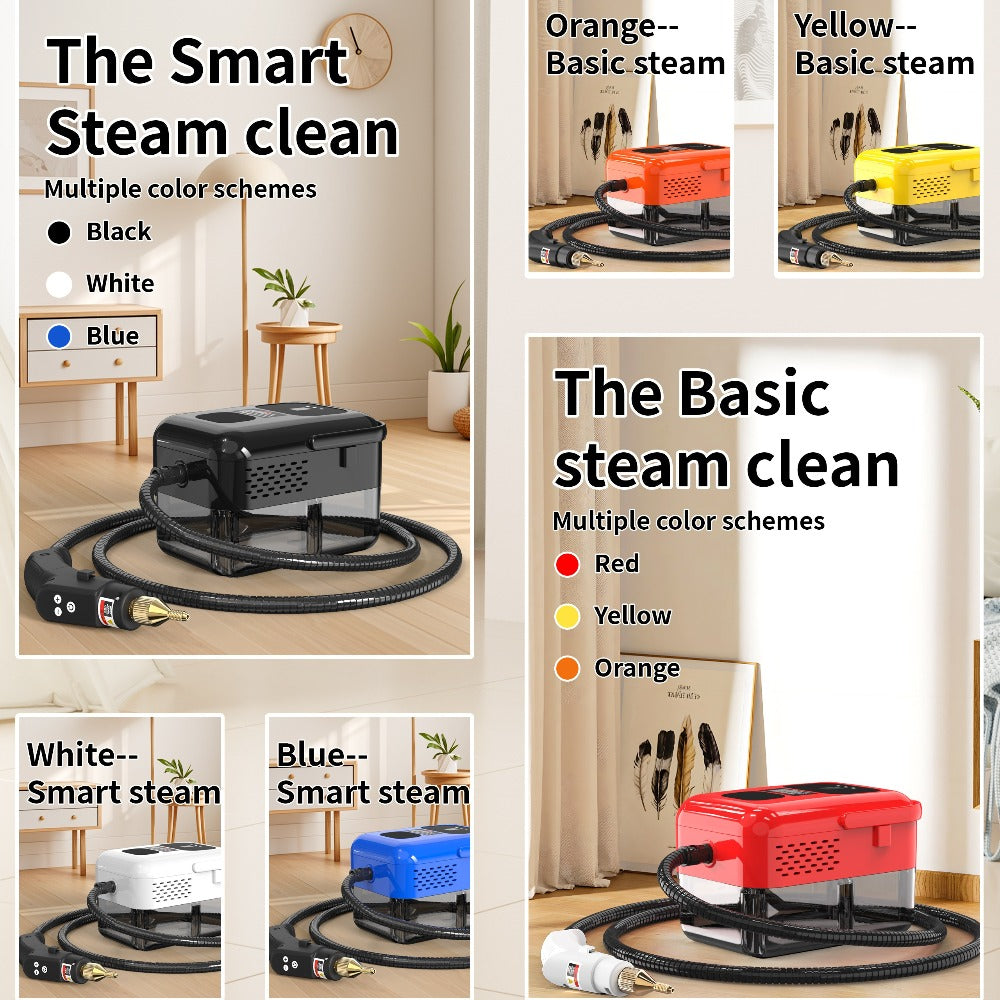 Portable Steam Cleaner High-Temperature High-Pressure Handheld Steamer for Home, Carpet, Tile & Grout Cleaning