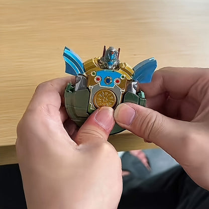 Deformation Robot Fingertip Gyro Fidget Spinner, Creative Finger Gyroscope Toy for Kids & Adults