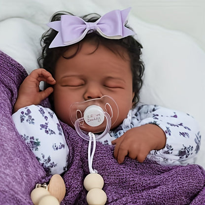 Reborn Doll VIVIDOLL 19-Inch Poseable Figure with Hand-Painted Face, Printed Outfit and Doll-Only Configuration