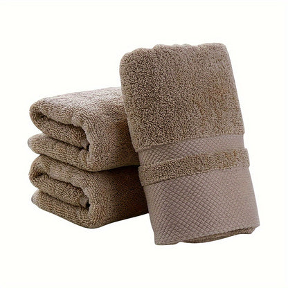100% Cotton Bath Towel 500GSM Ultra Absorbent Soft Quick Dry Thick Hand Towel for Bathroom Gym Machine Washable Khaki Purple Blue Gray Green