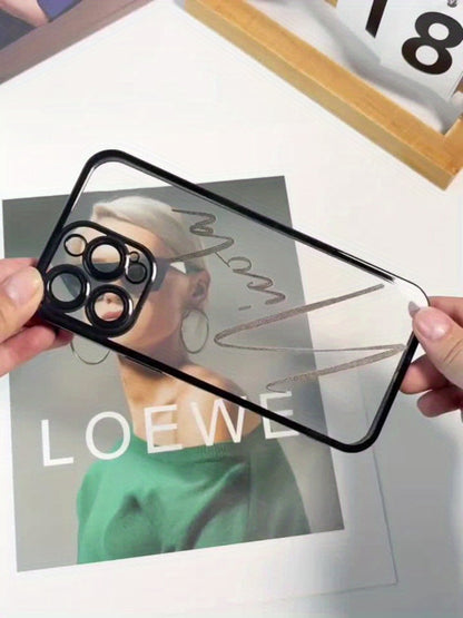 Custom Name Calligraphy Phone Case Personalized Transparent DIY Gift for iPhone for an Everyday Personal Care Routine