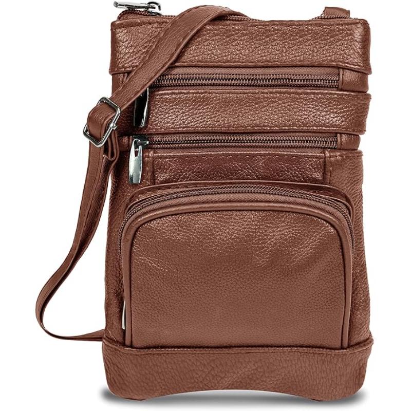 Women's Wallet – Genuine Leather, Multi Pocket, Adjustable Strap | Bag Vero – detail view 118
