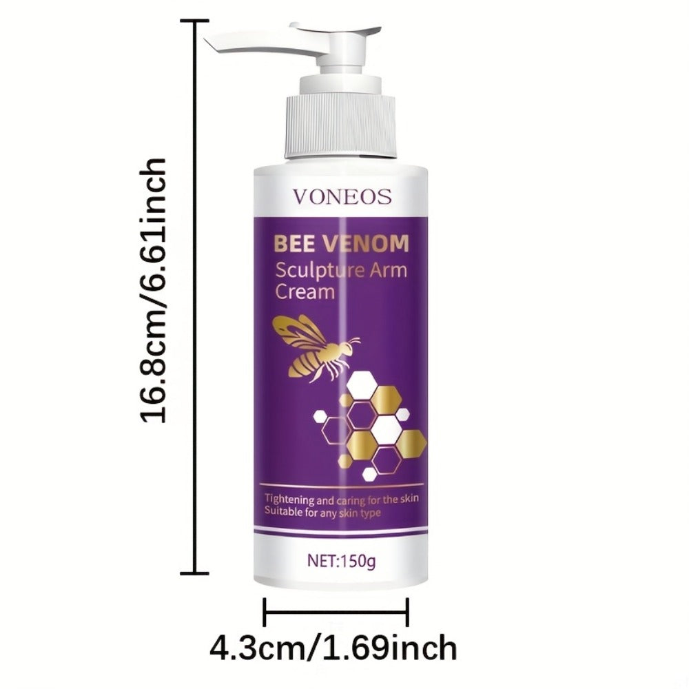 Body Cream VONEOS Bee Venom 150g Pump Bottle with One or Two Piece Options for External Arm Application