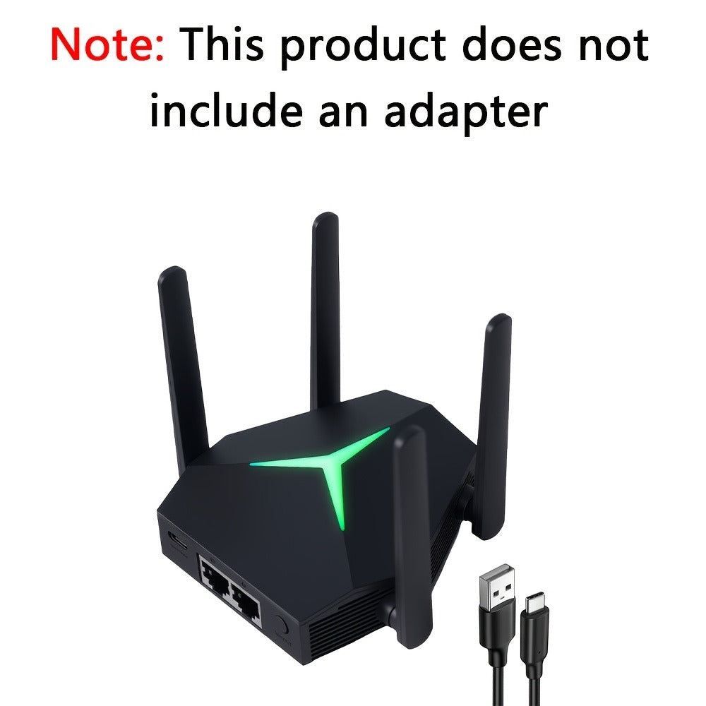 1167Mbps WiFi Repeater Single to Dual Band Converter - Wall-Penetrating Signal Booster Extender, 2.4G & 5G Simultaneous