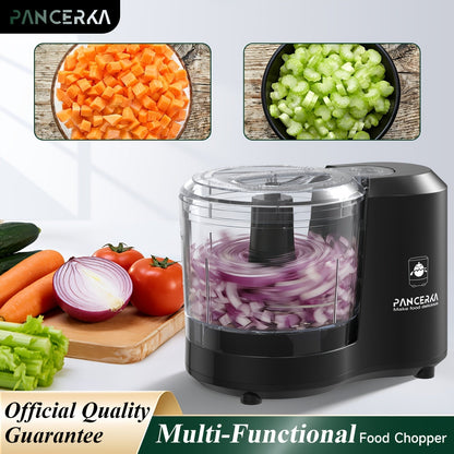 Electric Vegetable Chopper Food Processor - Mini Electric Food Chopper Blender for Kitchen, Baby Food Maker