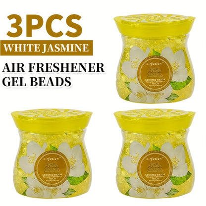 Air Freshener Scented Beads 3-Pack, Fragrance Beads, Multi-Purpose Odor Eliminator for Home, Car