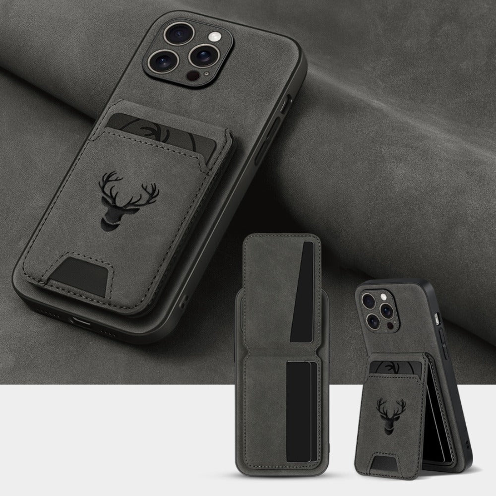 Wallet Phone Case for iPhone 16 Pro Max 16 Pro 16 Plus 16 15 14 13 12 11 Series Luxury PU Leather Flip Cover Card Holder Kickstand Magnetic