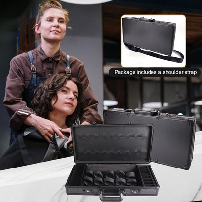 Professional Barber Bag Travel Case for Hair Stylists & Barbers – Portable Tool Carrying Case for Clippers, Scissors & Grooming Kit