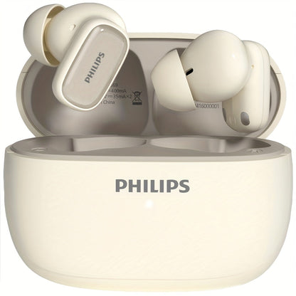 Wireless Earbuds Philips TAT2569 with Active Noise Reduction, Dual Microphones and Type-C Charging Case