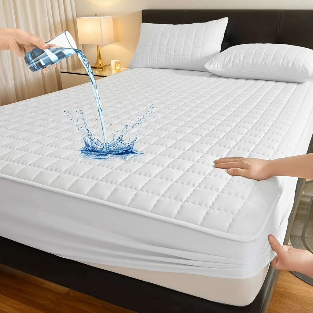 Mattress Protector Cover Soft Breathable Cooling Fitted Sheet Twin Full Queen King Deep Pocket Machine Washable Bed Cover for Home Hotel