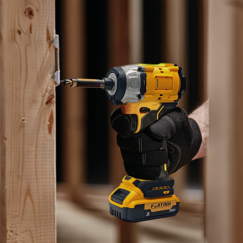 Cordless Impact Driver 1/4" Compatible with DeWalt 20V Battery, 0-2800 RPM Electric Impact Screwdriver with LED Indicator Light