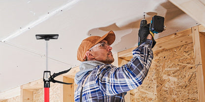 Telescopic Support Rod Adjustable 11.8-114in Anti-Slip Third Hand Support System 2pcs Drywall for Entryways, Bedrooms and Living Spaces
