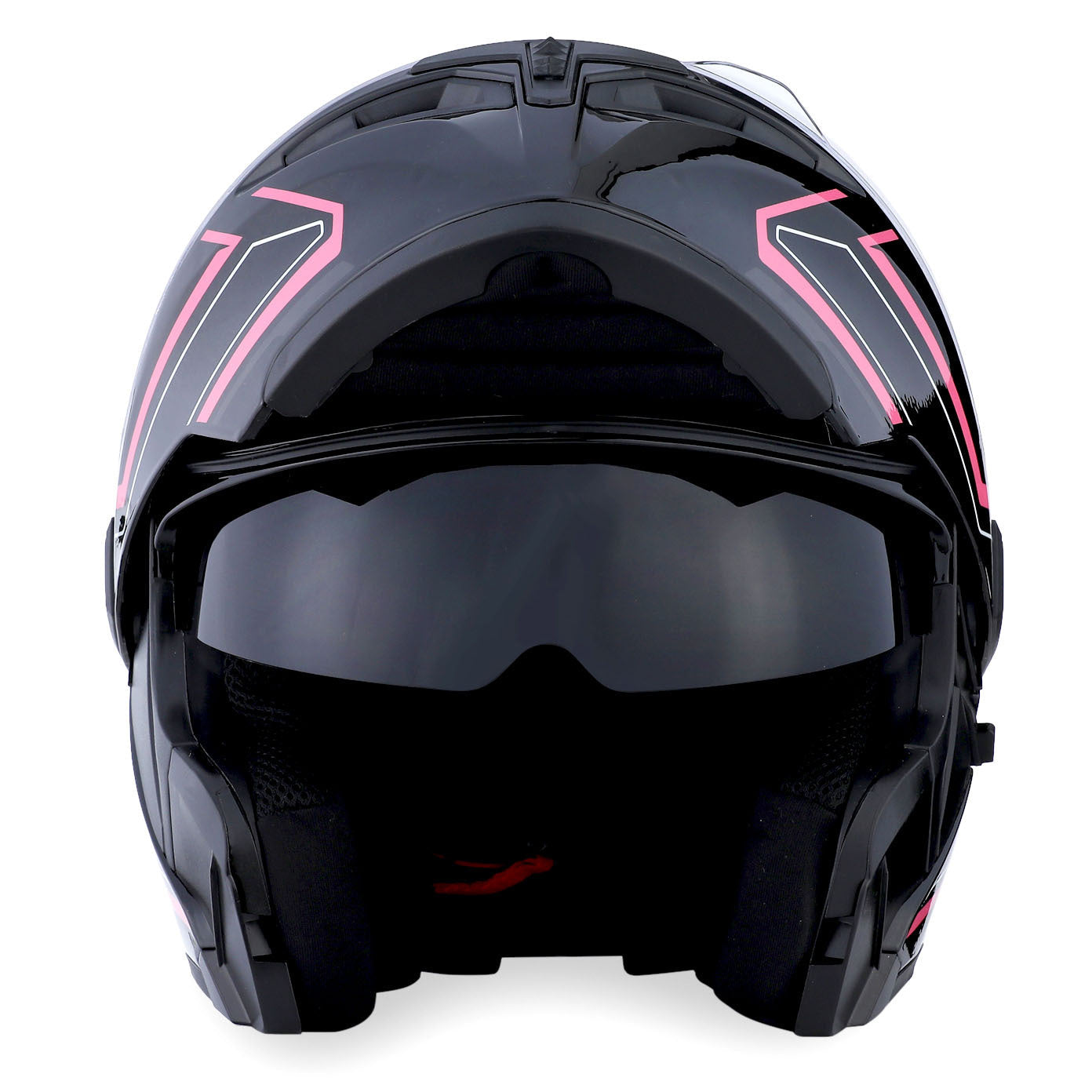Motorcycle Helmet Modular Flip-Up Full-Face Shell with Dual Visors, S-XL Sizes and Arrow, Storm or Glossy Styles