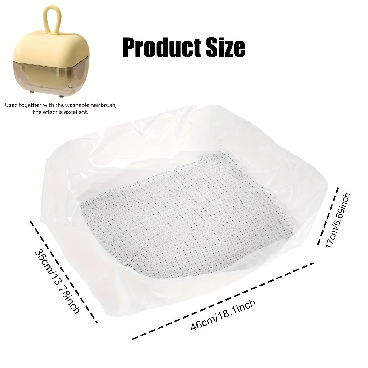 Cat Litter Filter Bags 10-Pack – Reusable Washable Mesh Sifting Bags for Litter Box, Quick-Clean Cat Litter Strainer Net