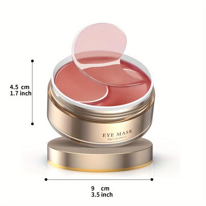 Caffeine Eye Masks with Collagen for Dark Circles & Puffiness, Under Eye Patches, Mild Formula, Unisex