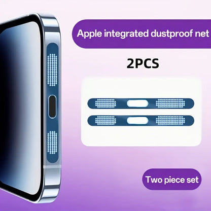 Metal Speaker Dust Mesh for iPhone 2-Pack – Anti-Dust Cover Sticker, Dustproof Mesh Net for Speaker & Earpiece, Multiple Colors