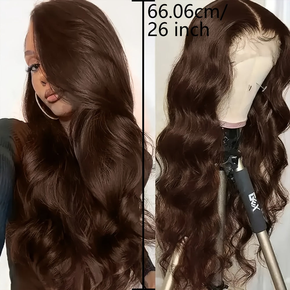 Synthetic Wig Glueless Lace Front Body Wave, in 26- and 34-Inch Options for Parties with Model-Specific Color, Length and Cap Options