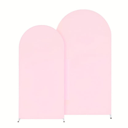 Wedding Arch Cover 2pcs Stretchable Wrinkle-Free Polyester Tight-Fit Arch Banner Covers for an Everyday Personal Care Routine